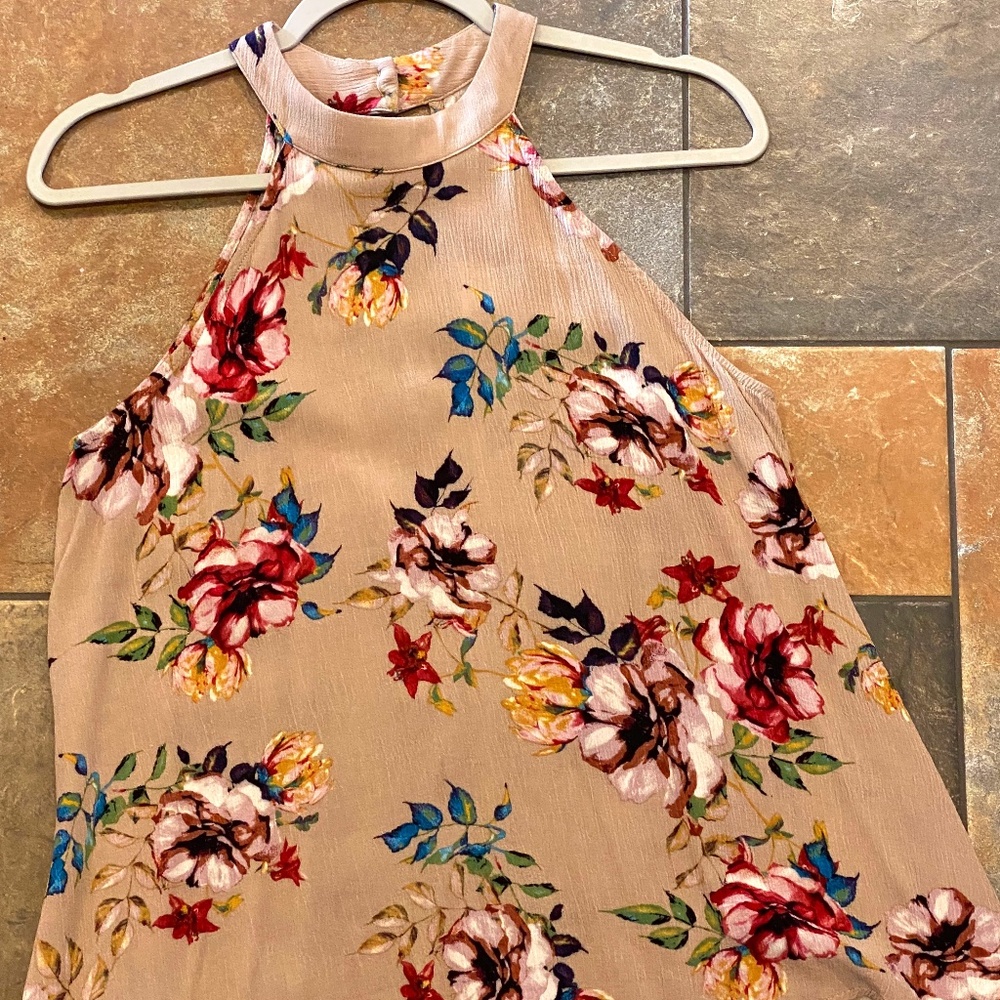 Leela & Lavender Flowing Tank Top